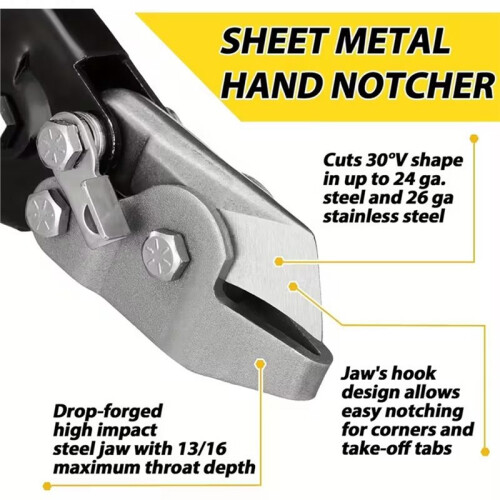 Cuts 30V Shape V- Cutter for Efficient Cutting of Pipe Systems, Pipes, and HVAC Serrated Tools 1