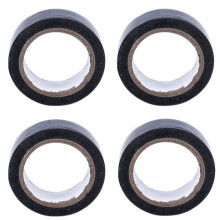 4 Piezas 19mmx10M Cinta Impermeable para Conductos, Negro