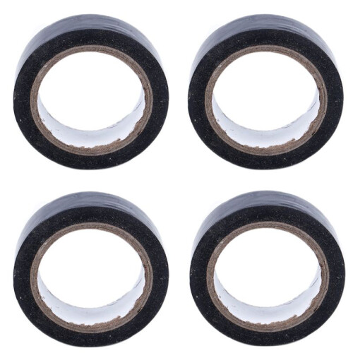4 Pezzi 19mmx10M Nastro Impermeabile Duct, Nero