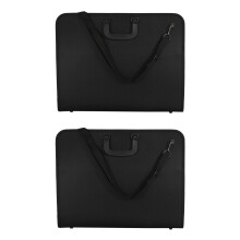 2X A3 Portfolio Expanding Folder File Organiser Office Document Carry Case