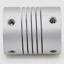 2X 6mm to 8mm Shaft Coupling 25mm Length 18mm Diameter Stepper Motor Coupler Joint Connector for 3D Printer CNC Machine
