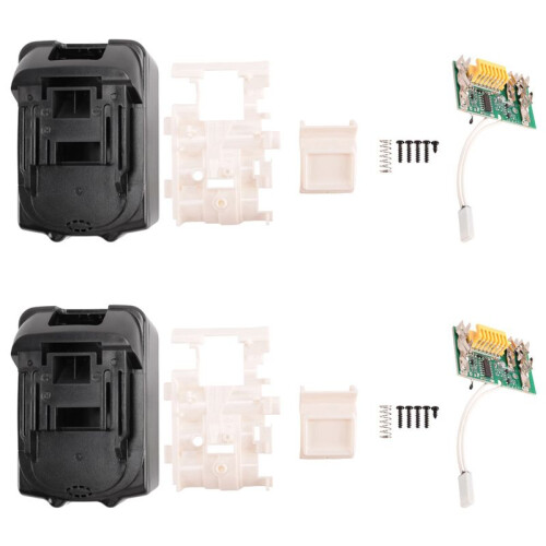 2X for  18V BL1850 BL1830 Battery Box Kit Replacement, Power Tool Battery Box (No Battery)