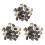 For  CB408 Carbon Brushes Motor 14mm X 9mm X 6mm 60Pcs 1