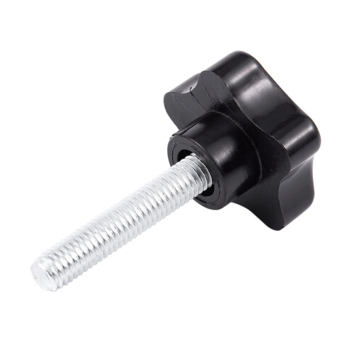 3X M8 x 40mm Screws Star  Wing Screw Clamp Knob Handle Black 2