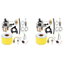 2X Carburetor for  GX340 11HP GX 390 GX390 13HP Engine with Air Filter Charging Kit
