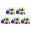 250Pcs UID 13.56MHz Block 0 Sector Writable IC Card Clone Changeable  Keyfobs Key Tags 1K S50 RFID Access Control 1
