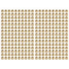M3 x 3mm Weiblich Innengewinde Messing Geraendelt Gewindeeinsatz Einbettung Nuesse 300St