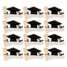 12St Afstudeerbadges in Emaille Cadeau En Feestdecoratie