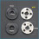 12Pcs Lock Nuts Flange for  9523 Nut Inner Outer Kit Angle Grinder Tool 2 Specifications-Toothless, Toothed 7