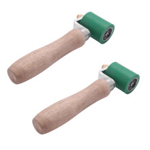 2X 40mm Silikonnaht Hand Andruckrolle für HeißLuftheizung Vinyl SchweißWerkzeug