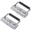 2Pcs 304 Stainless Steel Spring Handle Prop Box Tool Aluminum Box Handle Activity Handle Folding Industrial Handle 1