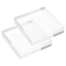 2St Transparante Acryl Display Standaards Voor Sieraden En Cosmetica