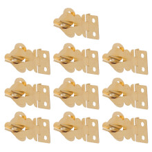 10St Retro Messing Slot En Hasp Voor Sieraden En