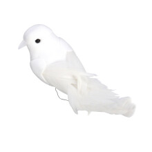 2St Kunstvogel Wit Voor Feest En Huisdecoratie