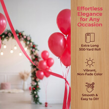 1Rol Krullint Voor Ballonnen, Geschenken En Feestdecoraties