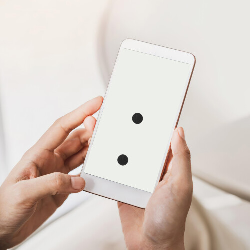 Zelfklevende Nano Dots, Vingersensorbestendig En Zwart