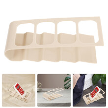 4- Compacte Afstandsbediening Organizer in Beige Kleur Praktisch
