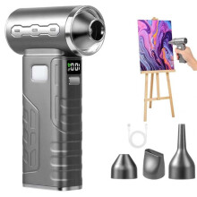 Kabelloser Acrylfarben-Gießbläser mit 3 Düsen, 5-Stufiger, Einstellbarer -Farbtrockner für Fluid Art, Acryl-Gießverfahren