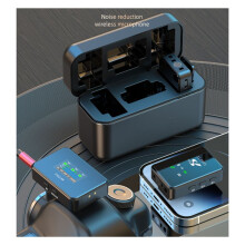 SX62 Wireless Lavalier Microphone Stable Transmission High-Definition Sound Quality Portable for Outdoor Live Broadcast
