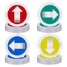 Trail Markers Reflective Trail  Pack Bright Trail Marking Reflectors for Hiking Driveway Camping Walking 40pcs