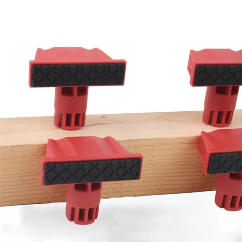 Plastics Bench Dogs, 20mm Woodworking Bench Stops with Silicone Gaskets for Clamp Workbench - Workshop Tools 4Pcs 2