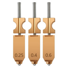 3pc Upgraded for Flashforge AD5X Quick-Detachable Hotend Nozzle Quick Release Nozzle 0.25/0.4/0.6MM 3D Printer Parts