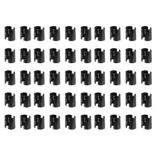 50pcs Clips for Wire Shelving Wire Shelving Lock Clips Shelving Sleeves Shelving Sleeves Replacement Shelf Lock Clips