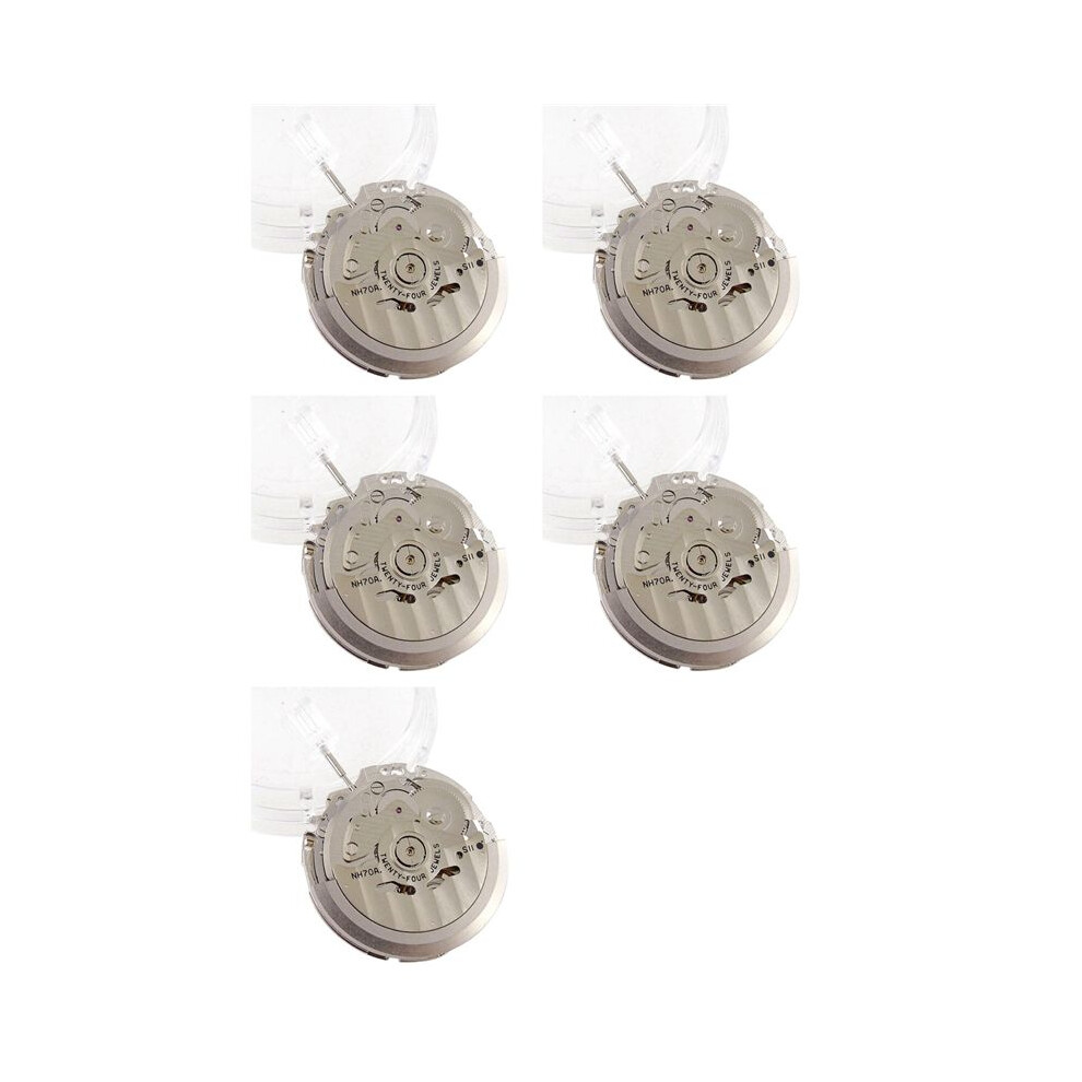 5X Japan Nh70/Nh70a Hollow Automatic Watch Movement 21600 Bph 24 Jewels High Accuracy Fit For Mechanical Watches 6031536104669