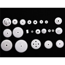 Different Styles White Plastic Gear Set 232 Pcs for RC Toys