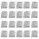 60mm x 16mm Straight Repair Joining Mending Flat Plate Bracket 100Pcs 1