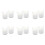 12 Pcs 50 Ml Laboratory Plastic Water Liquid Measuring Cup Transparent 1