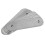 60mm x 16mm Straight Repair Joining Mending Flat Plate Bracket 100Pcs 2