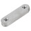 60mm x 16mm Straight Repair Joining Mending Flat Plate Bracket 100Pcs 3
