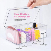 3X Organiseur et Rangement pour Extensions de Cils, Chariot de Rangement pour Techniciens de Cils, Boîte de Rangement pour Fournitures de Cils