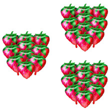 30 Stks Aardbei Ballonnen Zoete Aardbei Folie Mylar Ballonnen voor Meisjes Aardbei Thema Verjaardagsfeestje Decoraties