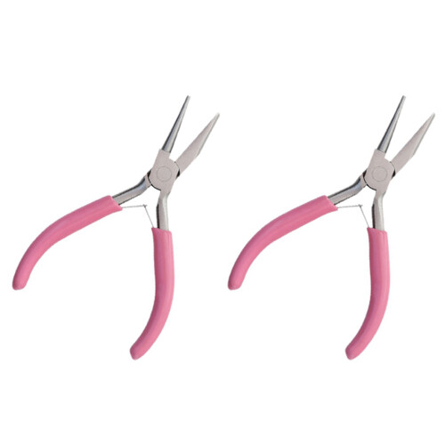 2X Round Concave Plier Wire Looping Plier  Precision Plier Wire Bending Tools for DIY Jewelry Making Hobby Projects