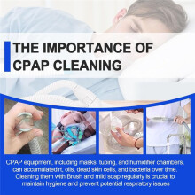 CPAP-Reiniger und Schlauchbürsten-Set, Professionelles CPAP-Reinigungsbürsten-Set, Sichere Tiefenreinigung für CPAP-Geräteschlauch, Maske