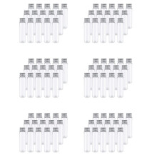 90Pcs 110Ml Plastic Test Tube,Clear Flat Test Tubes,Plastic Test Tubes with Screw Caps for Candy,Beans,Party Decor
