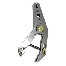 Alicates de Bolsillo Multifuncionales 5 en 1, Alicates de Abrazadera, Llave Inglesa, Herramienta con Soporte para Abrazadera para Reparaciones Al Aire