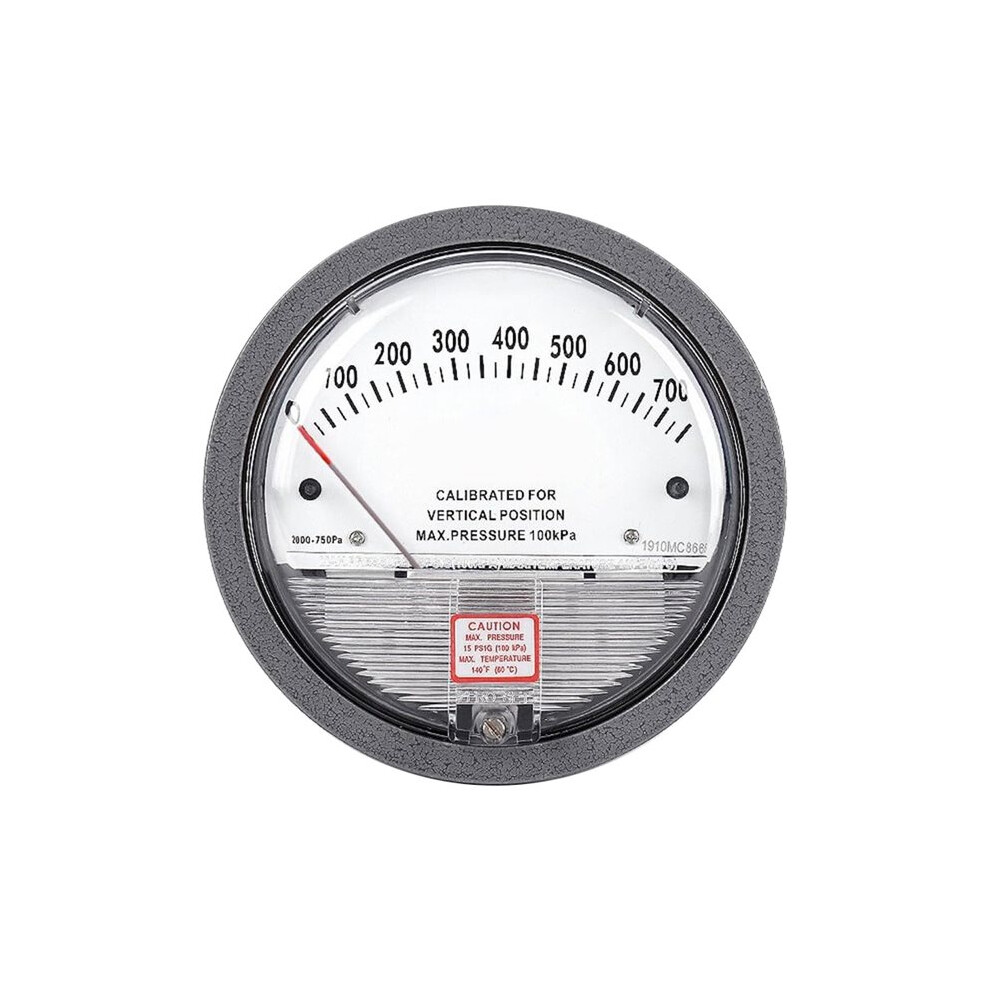 Analog Differential Pressure Gauge For Differential & Wind Pressure Measurement,0-750 Pa Scales,For Cleanrooms Hvac 6033602783754