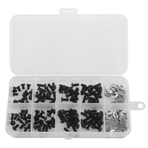 Ensemble de Boite de Vis pour HSP 1/10   HPI  D90 SRC10 Pieces de Voiture Telecommandees RC 720Pcs 2