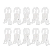 10Pack Large Balloon Arch Clips Plastic Transparent Backdrop Spring Clamps 3.5 Inch Heavy Duty Clip for Balloon Arch Kit