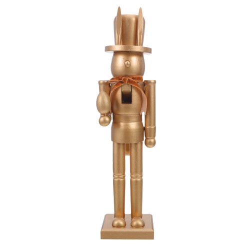 1Gouden Konijn Nutcracker Middelpunt Feestdecor