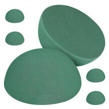 6St Groene Halfbol Bloemspons Voor Fleuropstellingen Bruiloft En Feest