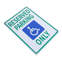 1Multi-Kleur Gehandicapten Parkeerbord Voor Auto's En Toegangsdeuren