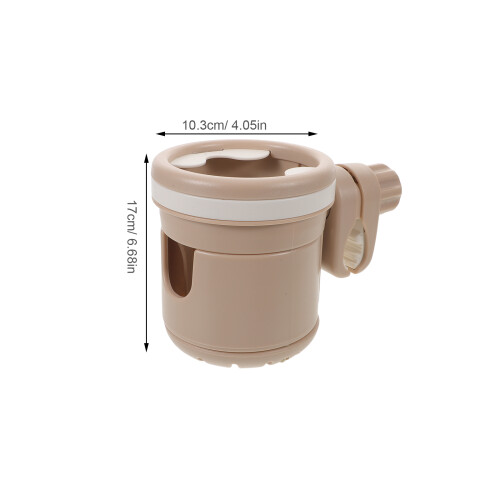 1Drankhouder Voor Microfoonstandaard, Draaibaar En Stevig, Beige 1