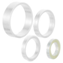4St Non-Slip Brillen Arm Covers Transparante Warmte Krimp Sleeves