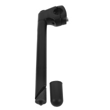 1Aluminium Zwarte Fietsstam Met Verstelbare Quill Voor Mountainbike