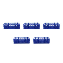 5X Plastic 21 Holes Box Rack Holder for 50ML Centrifuge Tubes