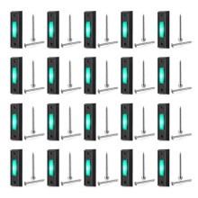 20PCS Wired Doorbell Button with LED Light, Replacement of Doorbell Ring Button, Wall Mounted Door Opener